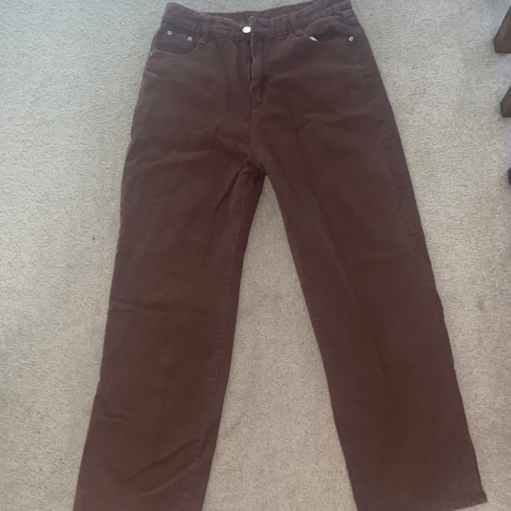 Women’s vintage brown jeans size L